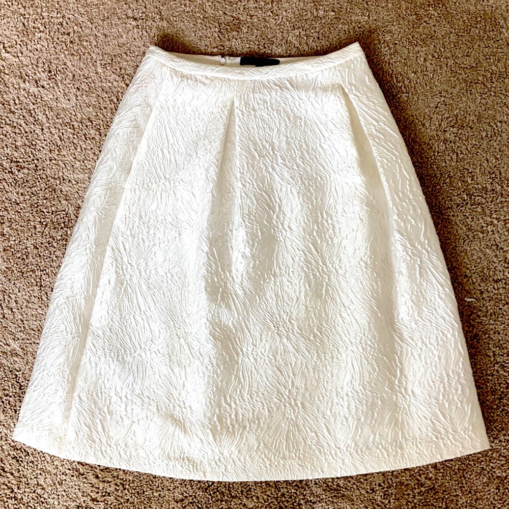 BCBG pearl colored skirt.